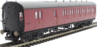 Hornby R4881 BR, Collett 57&#39; Bow Ended D98 Six Compartment Brake Third (Right Hand), W5508W - Era 4 [25% Off!*]