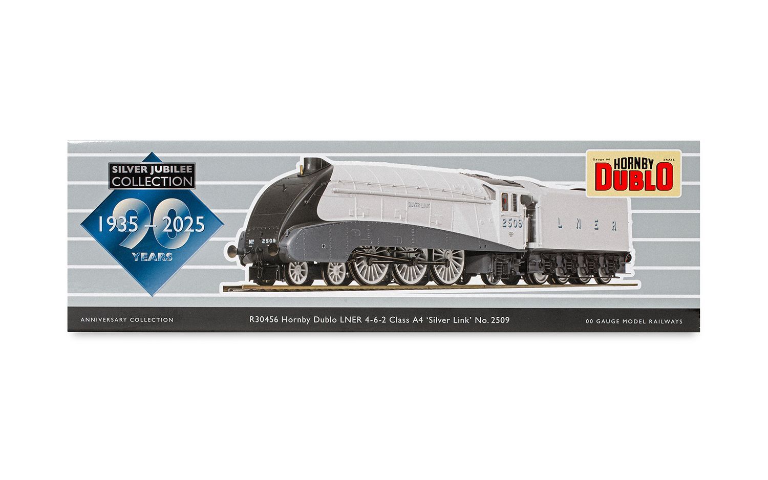 Hornby R30456 Hornby Dublo: LNER - Class A4 - 2509 &#39;Silver Link&#39; (Silver Jubilee Collection)