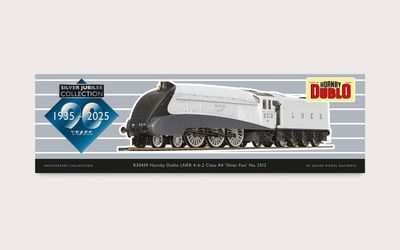 Hornby R30459 Hornby Dublo: LNER - Class A4 - 2512 &#39;Silver Fox&#39; (Silver Jubilee Collection)