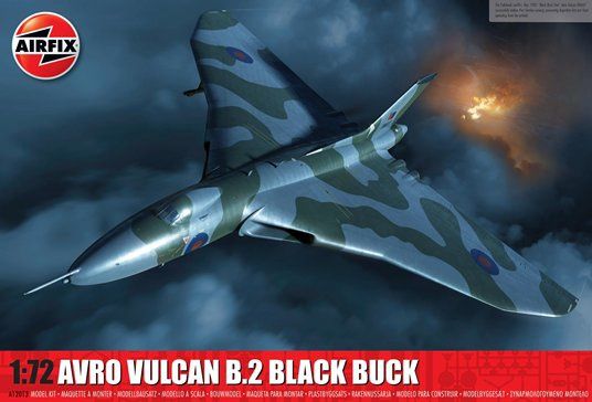 Airfix British Avro Vulcan B2 Black Buck (1:72 Scale) A12013)