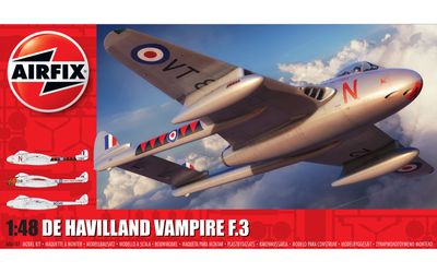 Airfix de Havilland Vampire F.3 (1:48) [A06107]