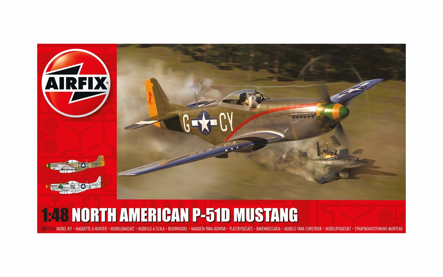 Airfix North American P-51D Mustang (1:48) [A05131A]