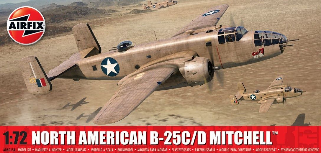 Airfix North American B-25C/D Mitchell (1:72) [A06015A]
