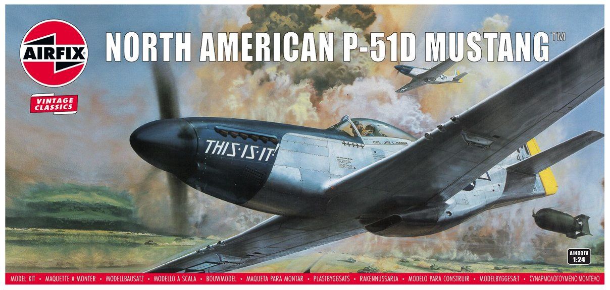 Airfix North American P-51D Mustang (1:24) [A14001V]