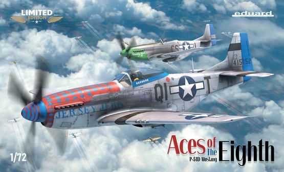 Eduard &#39;Aces of the Eigth&#39; Limited Edition P-51D Mustang (1:72) [2147]