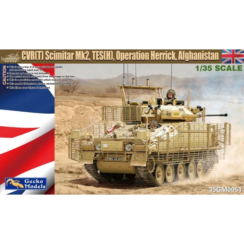 Gecko Models British FV107 CVR(T) Scimitar Mk. 2 (TES) (1:35) [35GM0051]