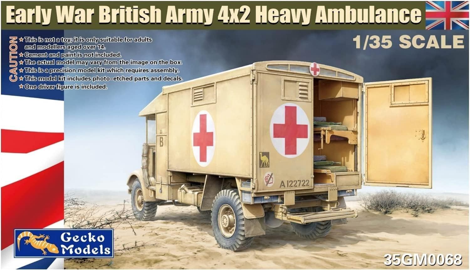 Gecko Models Early War British Army 4x2 Heavy Ambulance (1:35) [35GM0068]