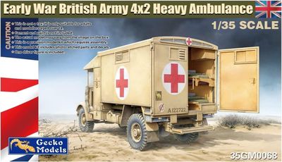 Gecko Models Early War British Army 4x2 Heavy Ambulance (1:35) [35GM0068]