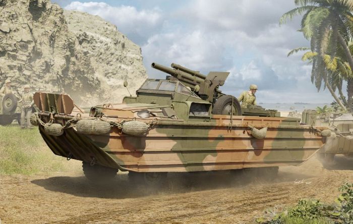 I Love Kit 63540 US Army GMC DUKW-353 Amphibious Truck w/105mm Howitzer (1:35)