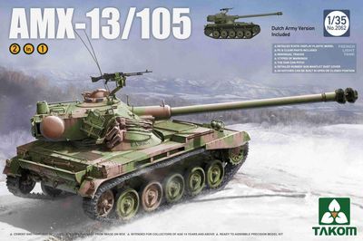Takom Dutch Army AMX-13/105 Light Tank 2 in 1 (1:35) [2062]