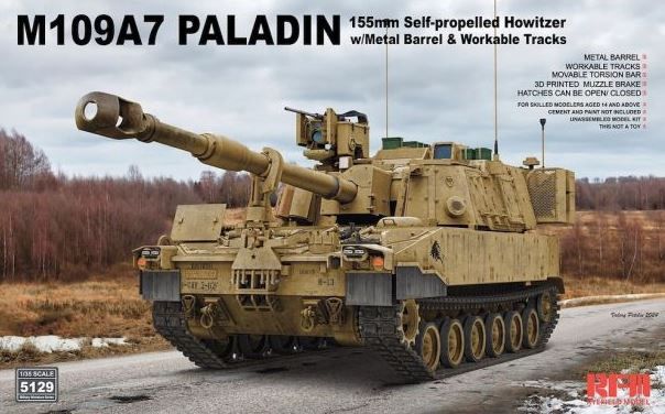 Panda Hobby M109A7 Paladin Self-Propelled Howitzer (1:35) [PH-35028]
