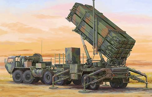 Trumpeter M983 HEMTT &amp; M901 Launch Stn w/ MIM-104F Patriot SAM System (PAC 3) (1:72) [07157]