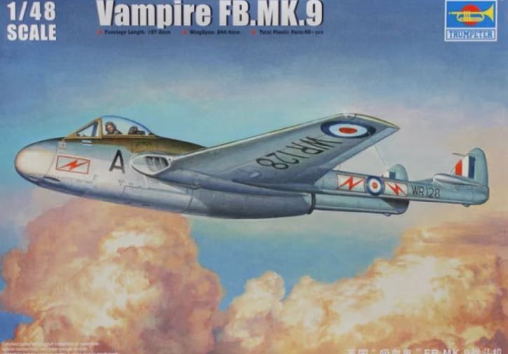 Trumpeter Vampire FB.MK.9 (1:48) [02875]