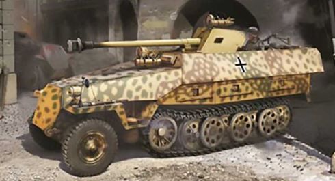 Dragon Sd.Kfz.251/22 Ausf.D w/Night Vision Falke (1:35) [6994]