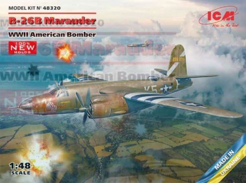 ICM Martin B-26B Marauder WWII American Bomber (1:48) [48320]