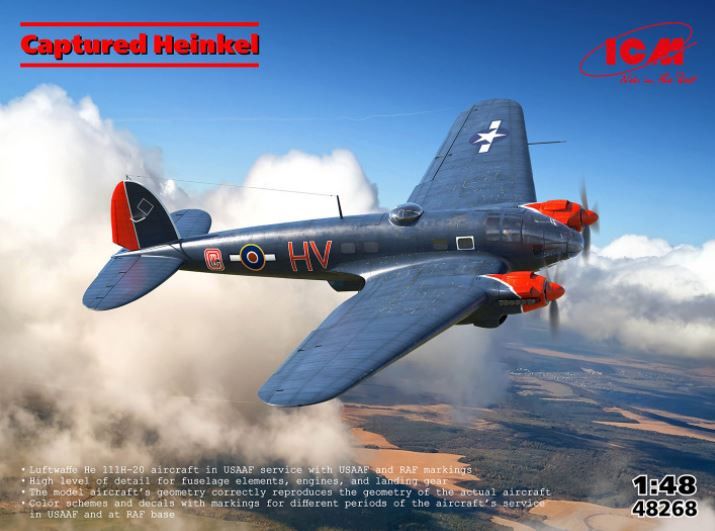 ICM Captured Heinkel (1:48) [48268]