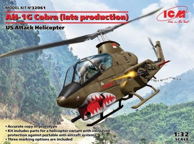 ICM AH-1G Cobra (Late Production) US Attack Helicopter (1:32) [32061]