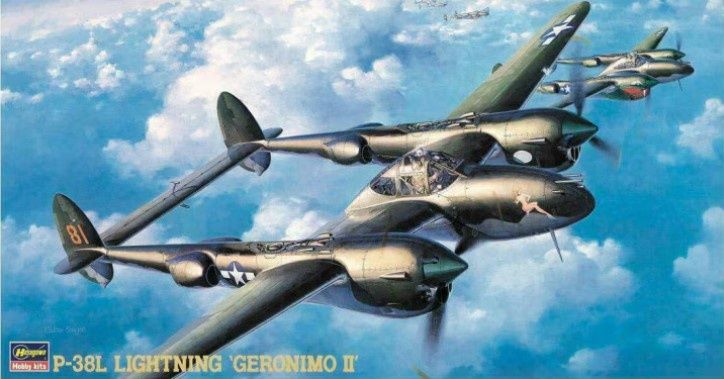 Hasegawa  Lockheed P-38L Lightning &#39;Geronimo II&#39; [1:48]
