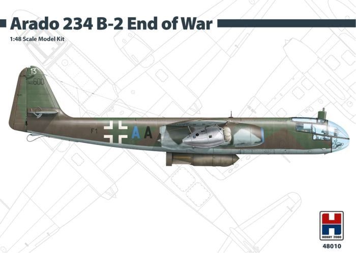 Hobby 2000 Arado Ar 234 B-2 &#39;End of War&#39; (1:48) [48010]