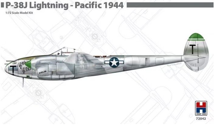 Hobby 2000 Lockheed P-38J Lightning Pacific 1944 (1:72) [72042]