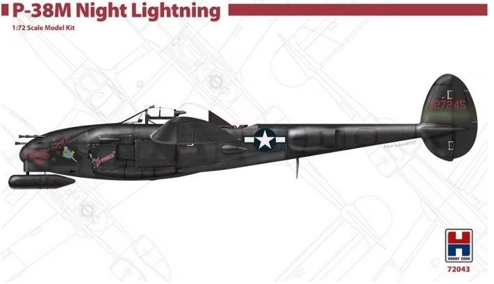 Hobby 2000 Lockheed P-38M Night Lightning (1:72) [72043]