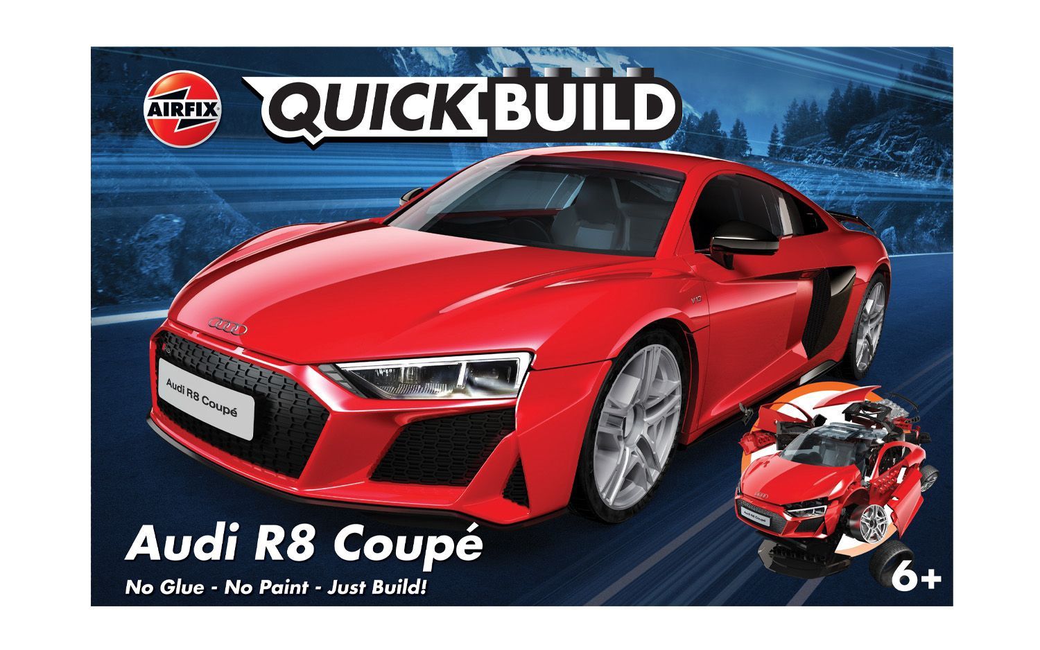 Airfix Quickbuild Audi R8 Coupe [J6049]