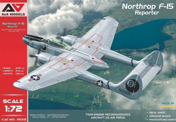 A&A Models 7233 Northrop F-15 Reporter [1:72]