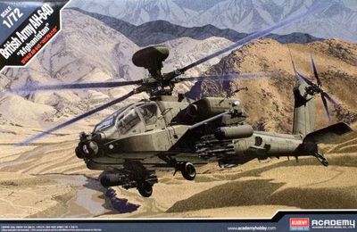Academy British Army AH-64D &#39;Afghanistan&#39; (1:72) [AY12537]