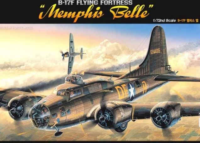 AcademyB-17F Memphis Belle (1:72) [12495]