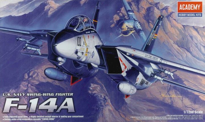 Academy USN F-14A Tomcat (1:72) [12471]