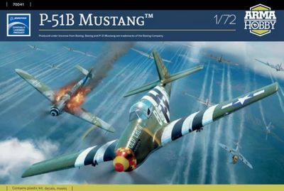 Arma Hobby P-51B Mustang (1:72) [70041]