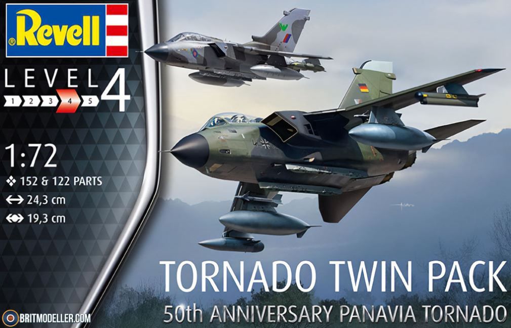 Revell 03801 Tornado Twin Pack 50th Anniversary Panavia Tornado (1:72)