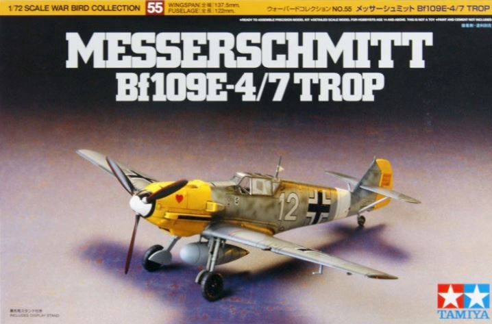 Tamiya Messerschmitt Bf109E-4/7 Trop (1:72) [60755]