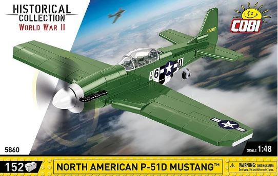 COBI 5860 1/48 NORTH AMERICAN P-51D MUSTANG