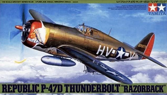 Tamiya Republic P-47D Thunderbolt &#39;Razorback&#39; (1:48) [61086]