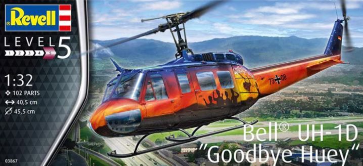 Revell German Bell UH-1D Goodbye Huey (1:32) [03867]