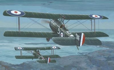 Roden Sopwith 1 1/2 Strutter Comic Fighter aircraft (1:32) [637]