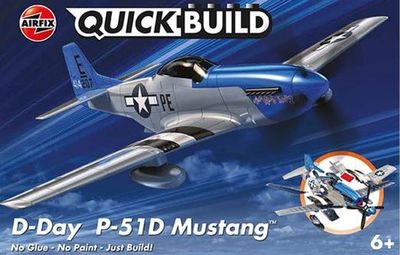 Airfix Quickbuild D-Day P-51D Mustang [J6046]