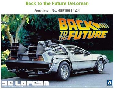 Aoshima 1/24 Back To The Future De Lorean [059166]