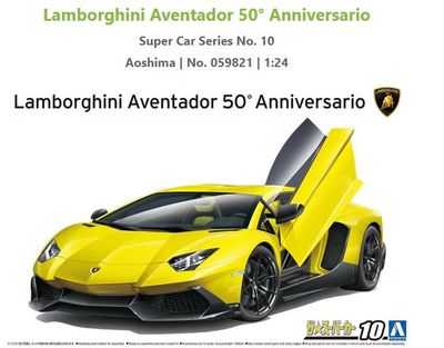 Aoshima 1/24 Lamborghini Aventador 50th Anniversary Edition [059821]