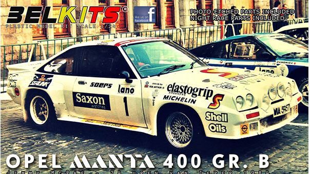 Belkits Opel Manta 400 Grp.B Jimmy McRae 1984 [BEL009]