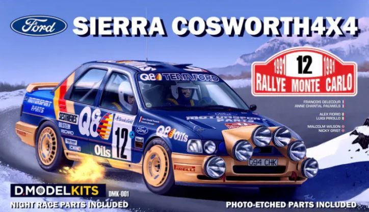 DM Models Sierra Cosworth 4x4 1991 Monte Carlo Rallye [1:24) [DMK001]