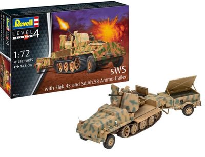 Revell sWS with Flak 43 and Sd.Ah.58 Ammo Trailer (1:72) [03293]