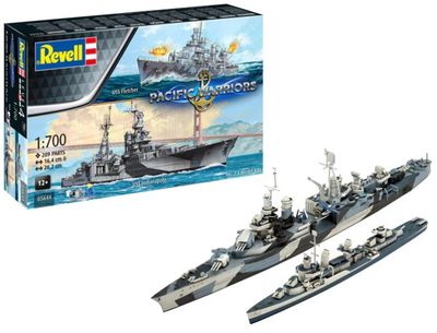 Revell Pacific Warriors Gift Set: USS Fletcher and USS Indianapolis (1:700) [05644]