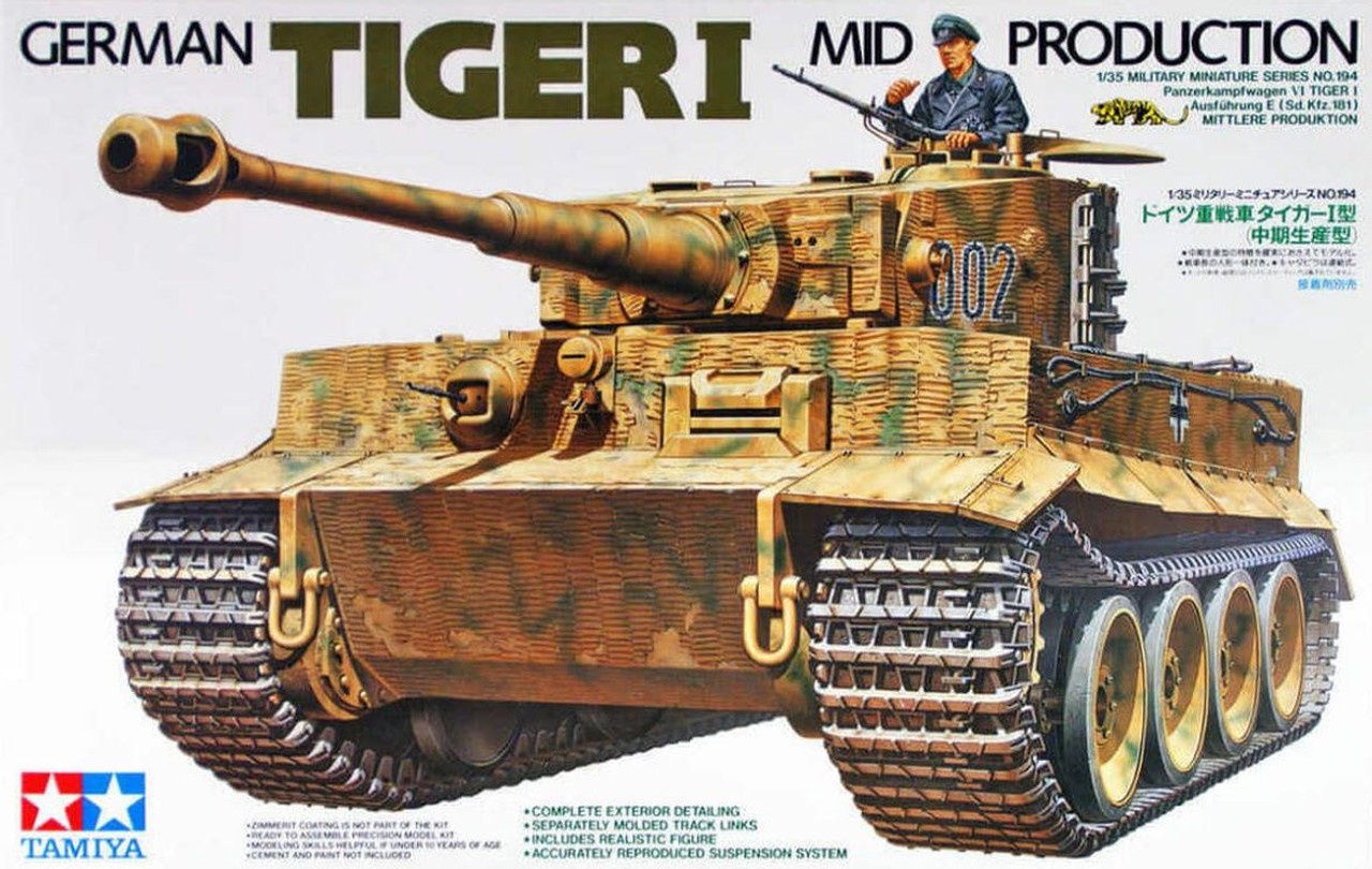 Tamiya German Tiger I Mid Production (1:35) [35194]