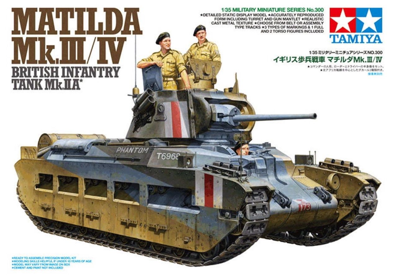 Tamiya Matilda Mk.III/IV British Infantry Tank Mk.II A* (1:35) [35300]