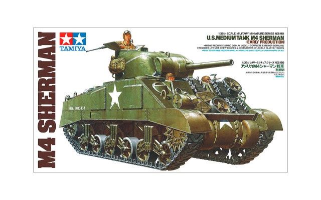 Tamiya U.S. Medium Tank M4 Sherman Early Production (1:35) [35190]