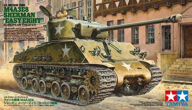 Tamiya U.S. Medium Tank M4A3E8 Sherman &#39;Easy Eight&#39; European Theater (1:35) [35346]