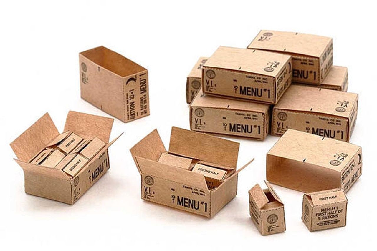 Tamiya US 10-IN-1 Ration Cartons (1:35) [12689]