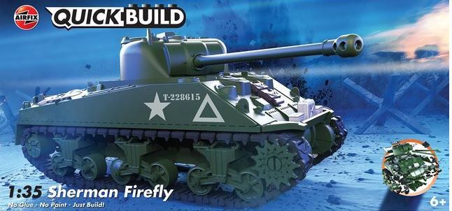 Airfix Quickbuild Sherman Firefly Tank [J6042]